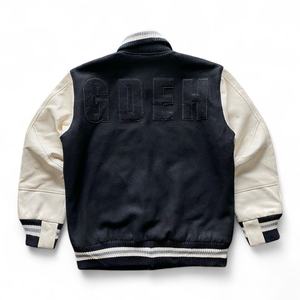 Fragment Design 💥Archival GDEH Goodenough X Fragement Varsity Leather Jacket Size US M / EU 48-50 / 2 - 2 Thumbnail