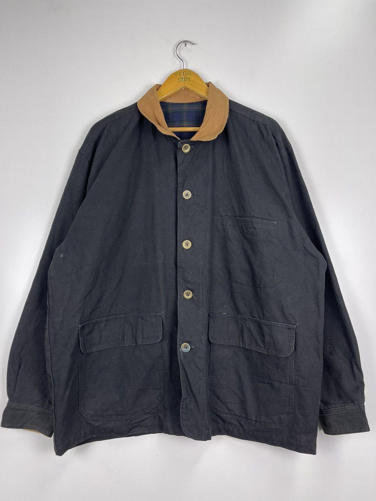 Vintage Vintage Unbranded Cotton Jacket Size US L / EU 52-54 / 3 - 3 Thumbnail