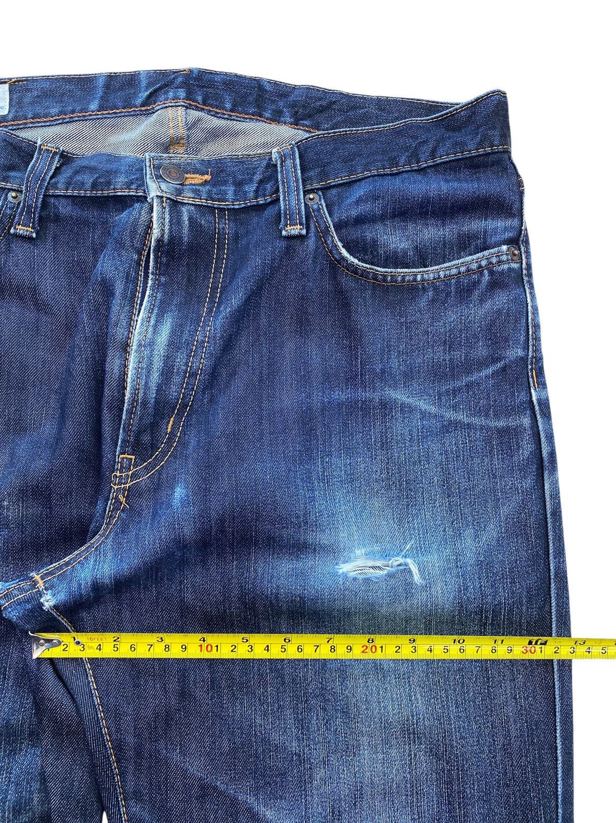Edwin Edwin Faded Blue Wash Style Straight Leg Jeans Size US 37 - 7 Thumbnail