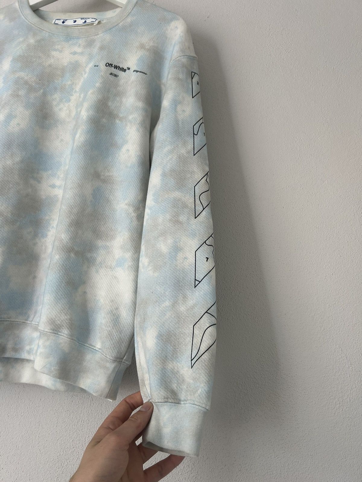 Off-White SS2020 Tie Dye Sweatshirt Size US M / EU 48-50 / 2 - 7 Thumbnail