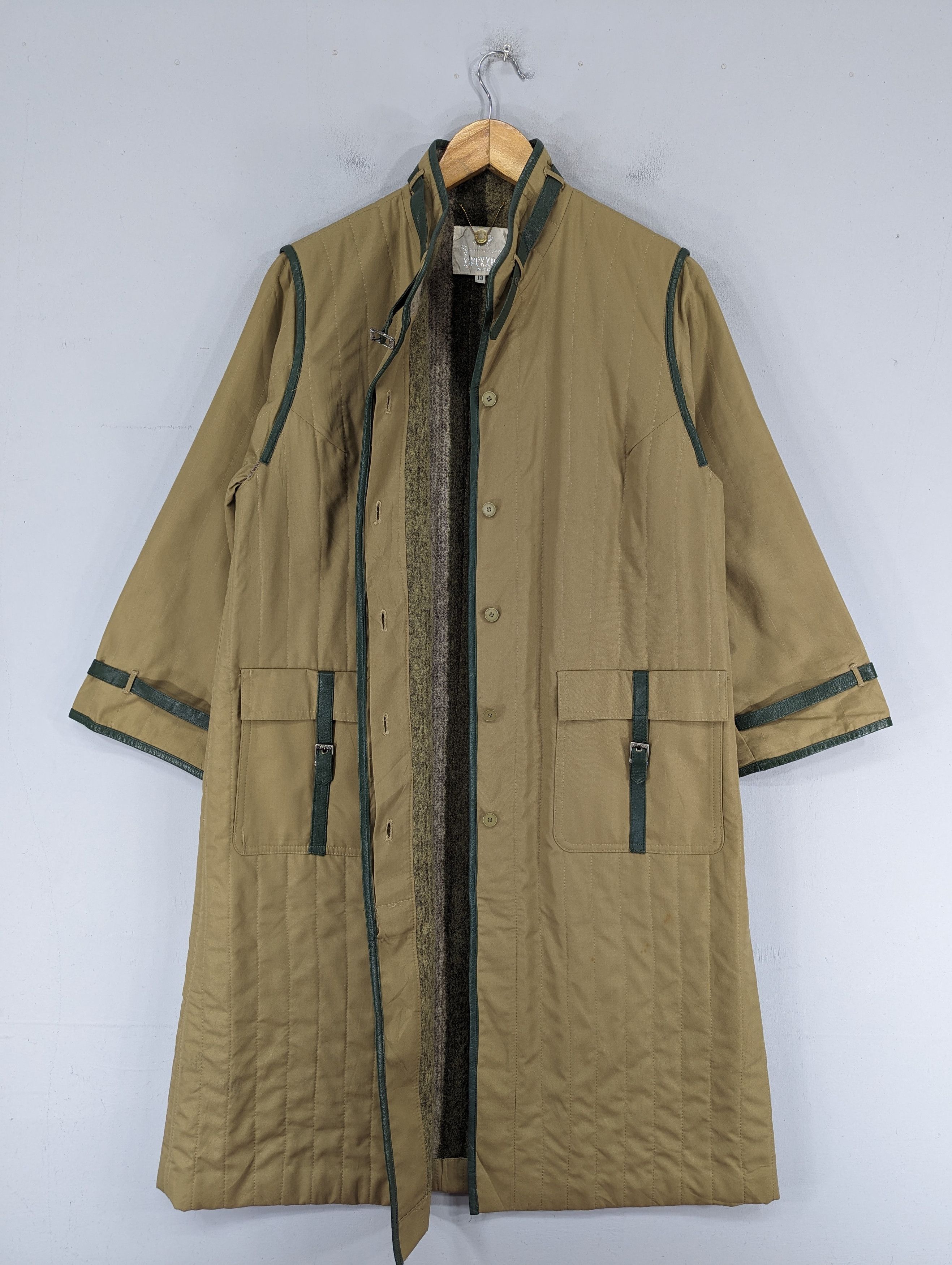 Designer × Japanese Brand × Vintage 🔥RARE🔥Japanese Brand Inner Fleece Long Jacket Size L / US 10 / IT 46 - 12 Thumbnail