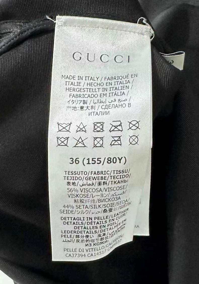 Gucci Gucci Silk dress with lace neck 2503-Nextarrow Size XS / US 0-2 / IT 36-38 - 6 Thumbnail