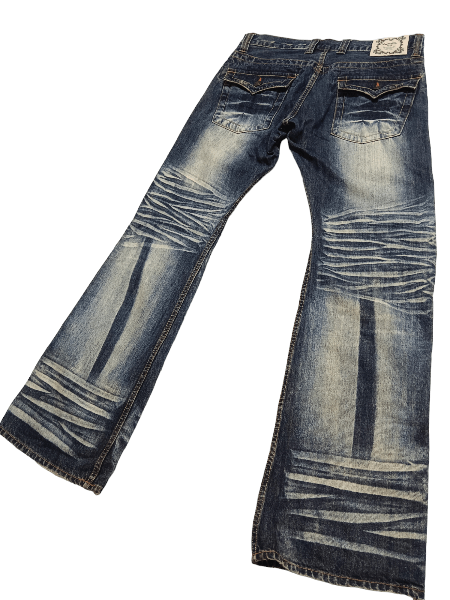 Root Three Clawmark Low Rise Super Flare Denim