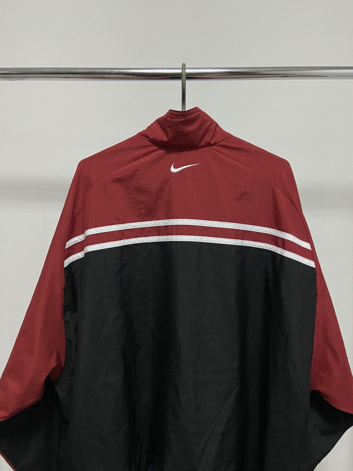 Nike × Vintage Nike Vintage Jacket Windbreaker Small Logo Y2K Nylon Size US XL / EU 56 / 4 - 4 Thumbnail
