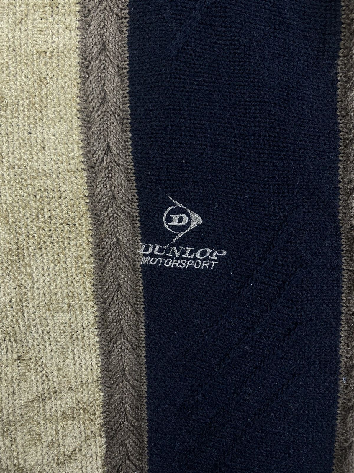 Dunlop Vintage Dunlop Motorsport Brown Knitwear Shirt Size US M / EU 48-50 / 2 - 6 Thumbnail