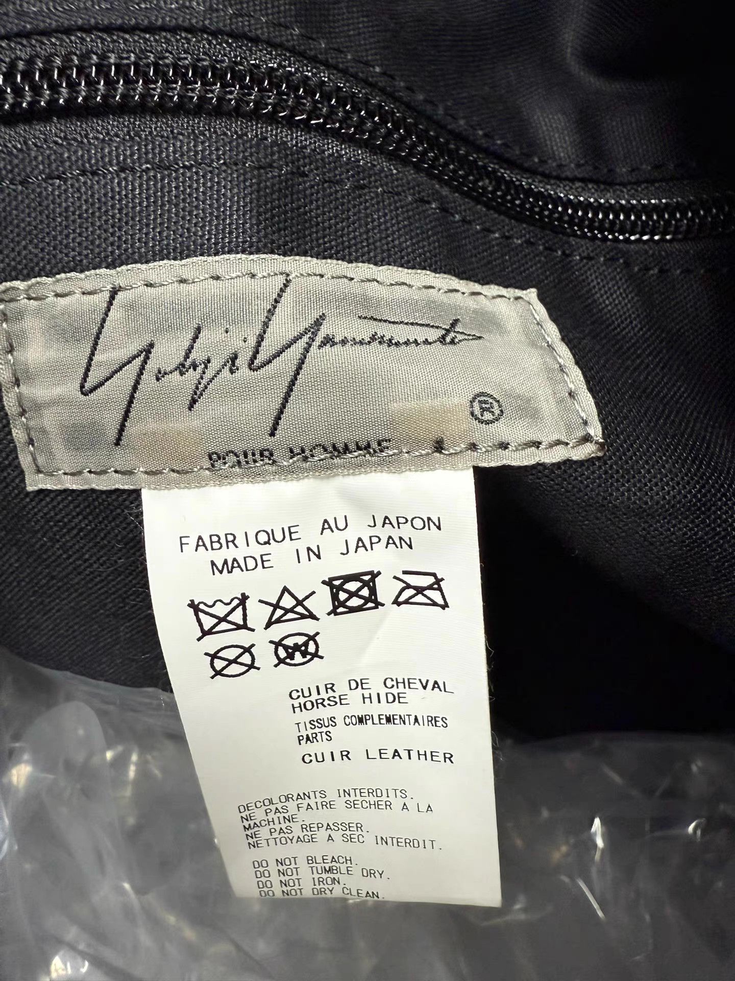 Yohji Yamamoto Yohji Yamamoto Leather Horsehide Backpack K20 Size ONE SIZE - 7 Thumbnail