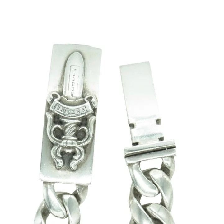 Chrome Hearts 13LINK Chrome Hearts Dagger CLASSIC Link ID Bracelet Silver Size ONE SIZE - 4 Thumbnail