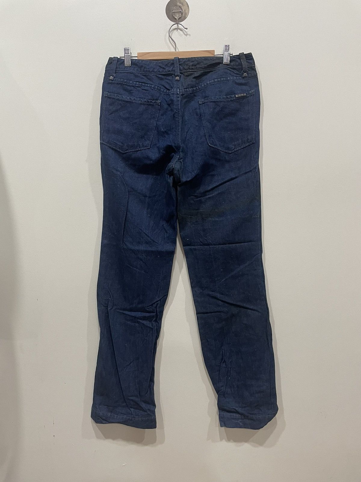 HOLLYWOOD RANCH MARKET Blue Blue Relaxed fix Pants Size US 32 / EU 48 - 2 Thumbnail