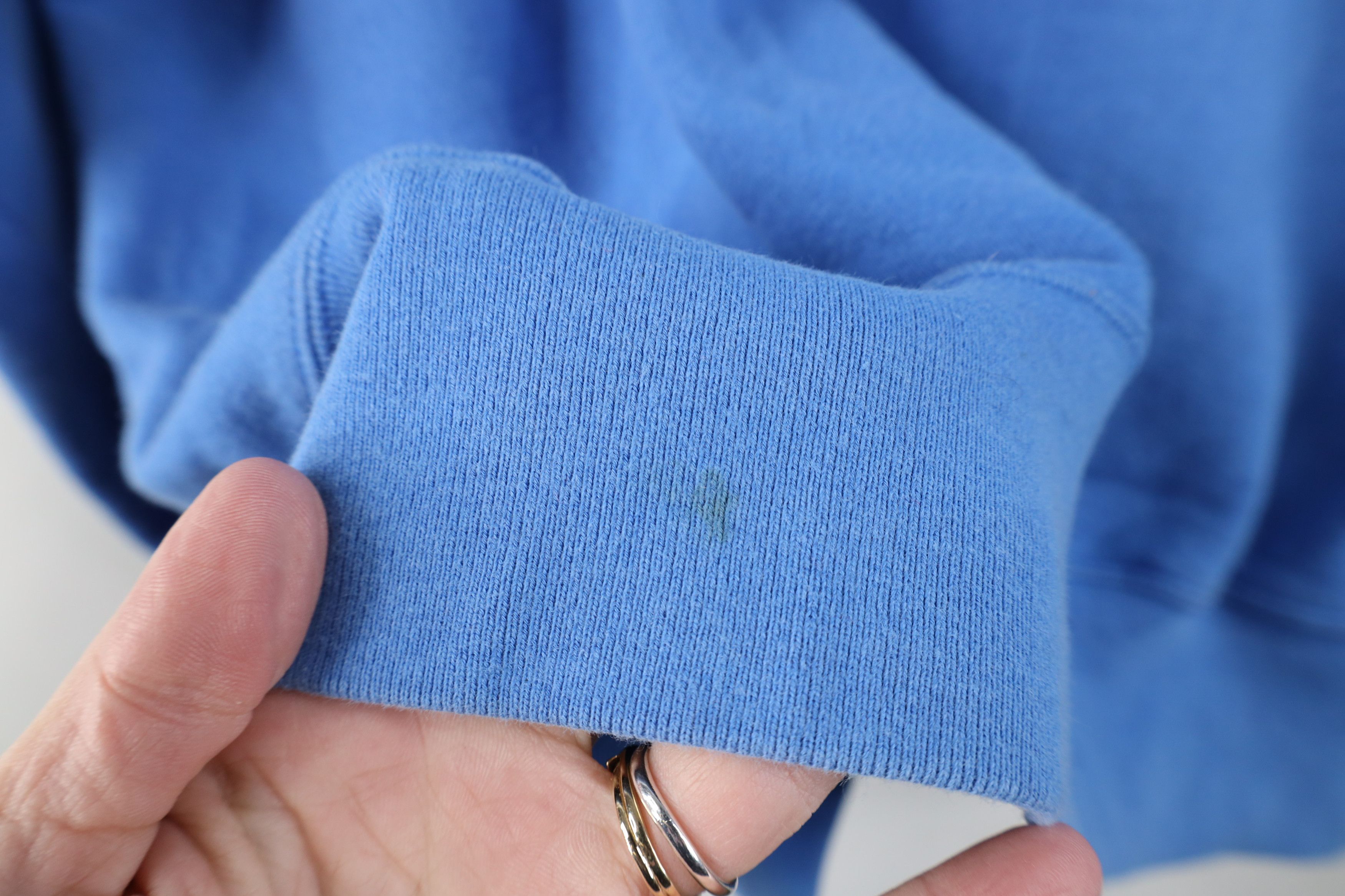 Champion Vintage 90s Champion Spell Crewneck Sweatshirt Light Blue Size US XL / EU 56 / 4 - 11 Thumbnail