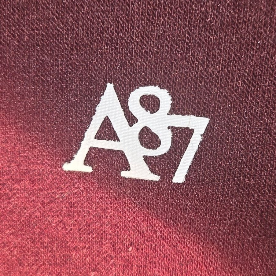 Aeropostale Comfy Aeropostale Men's Burgundy Zip-Up Hoodie - Size M Size US M / EU 48-50 / 2 - 5 Thumbnail