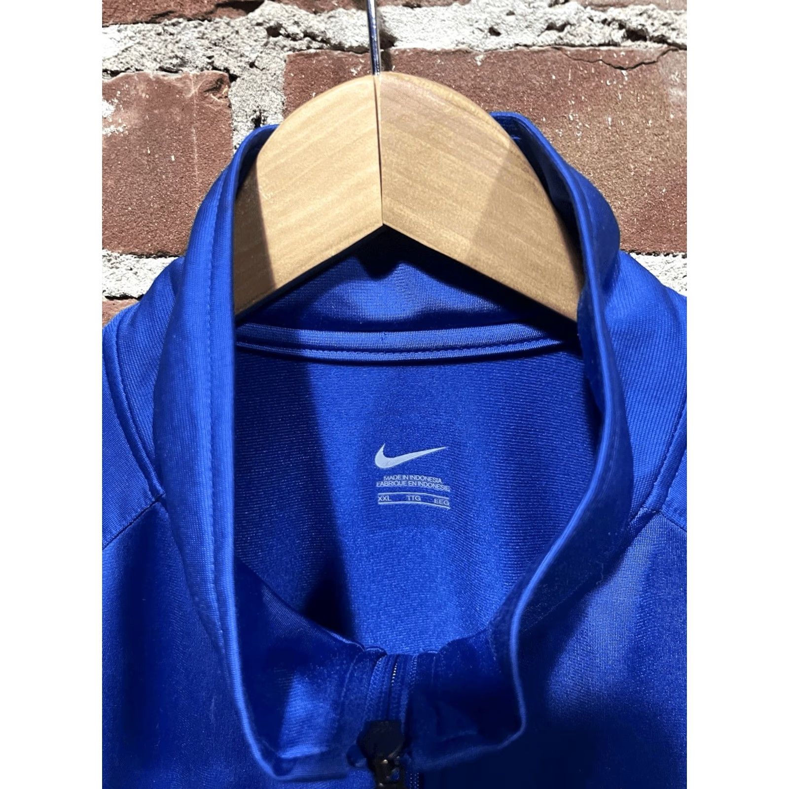 Nike Y2K Nike Mens Blue Long Sleeve Mock Neck Sweater Size 2XL Size US XXL / EU 58 / 5 - 3 Thumbnail