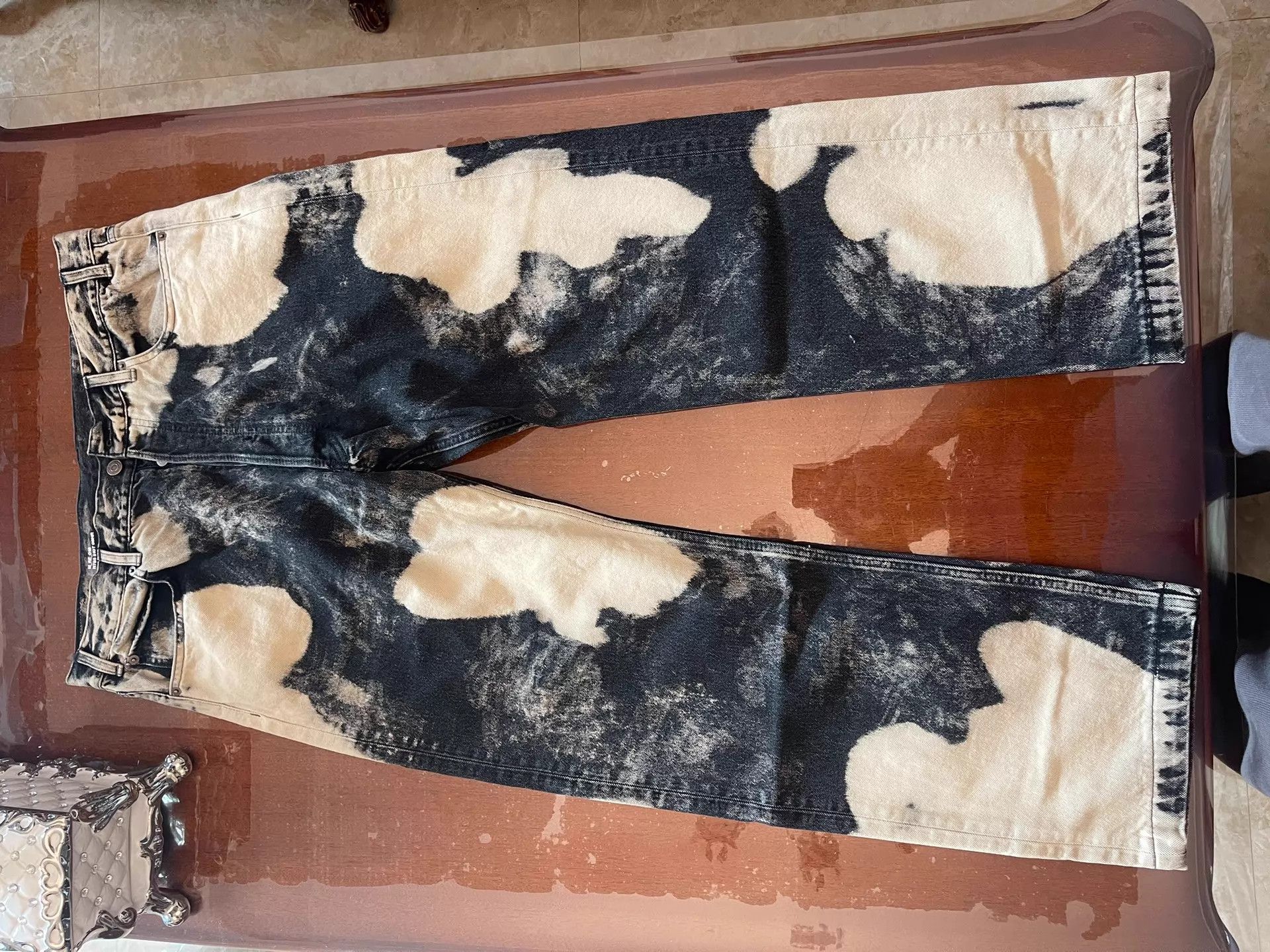 Celine CELINE tie-dye pants 33 Size US 33 - 1 Thumbnail
