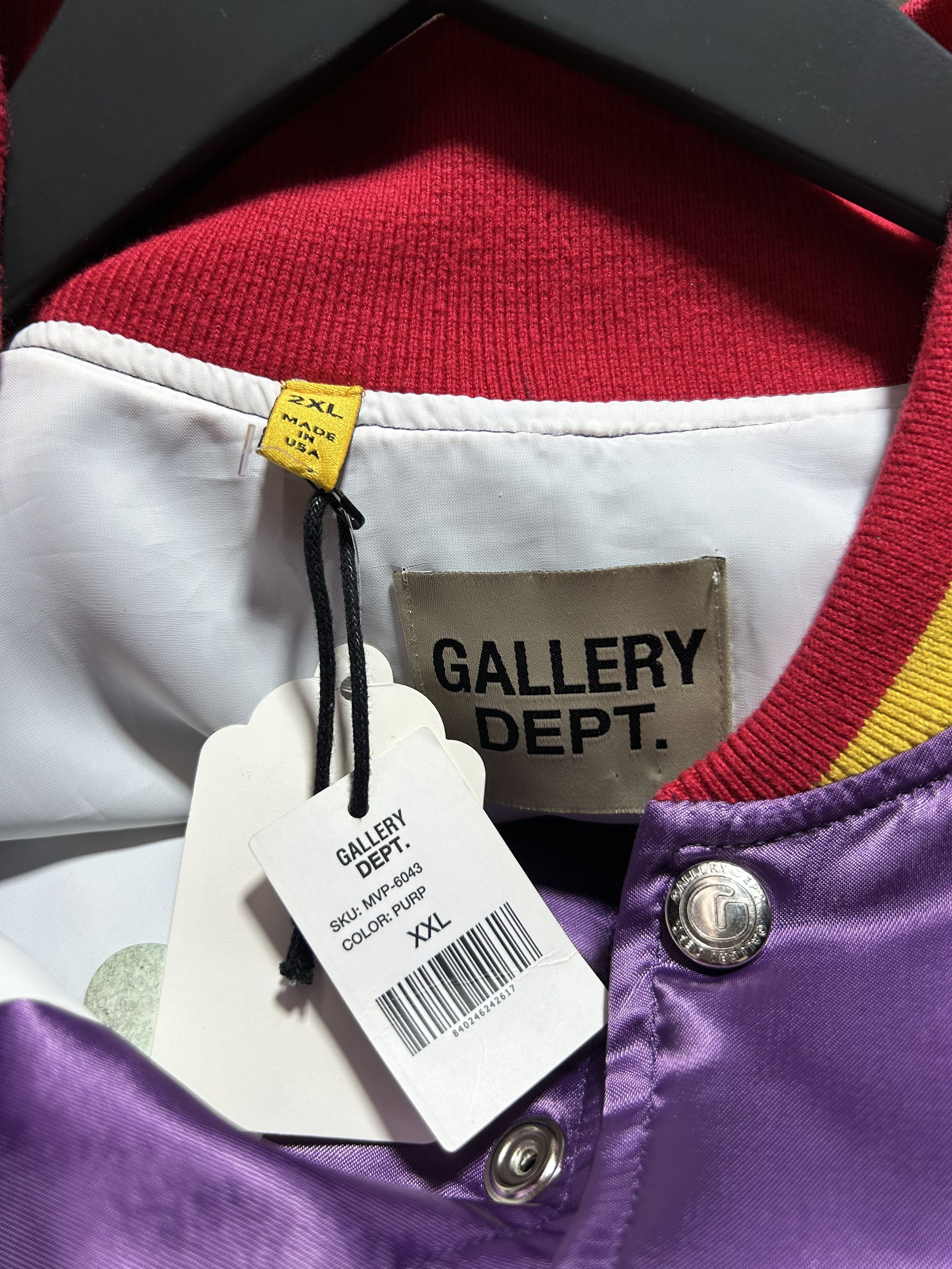 Gallery Dept. Gallery Dept. MVP Satin Jacket Size US XXL / EU 58 / 5 - 4 Thumbnail