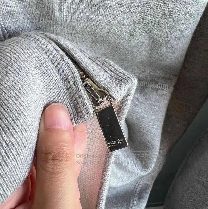 Dior Dior Gray Cotton Men's Hoodie . Size US L / EU 52-54 / 3 - 5 Thumbnail