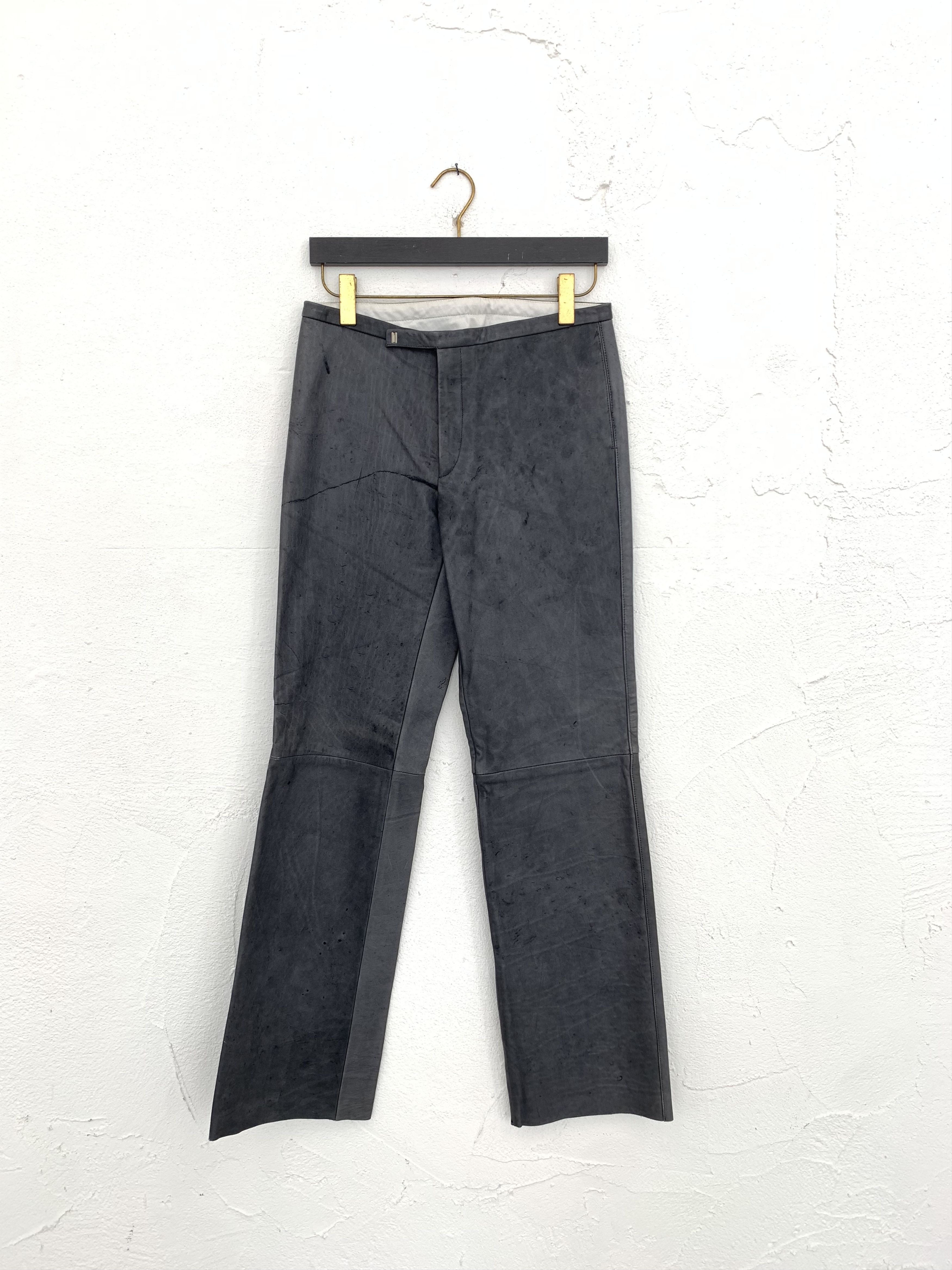 Carol Christian Poell CAROL CHRISTIAN POELL MALE FALL 2000 2001 LEATHER PANTS Size US 32 / EU 48 - 14 Thumbnail
