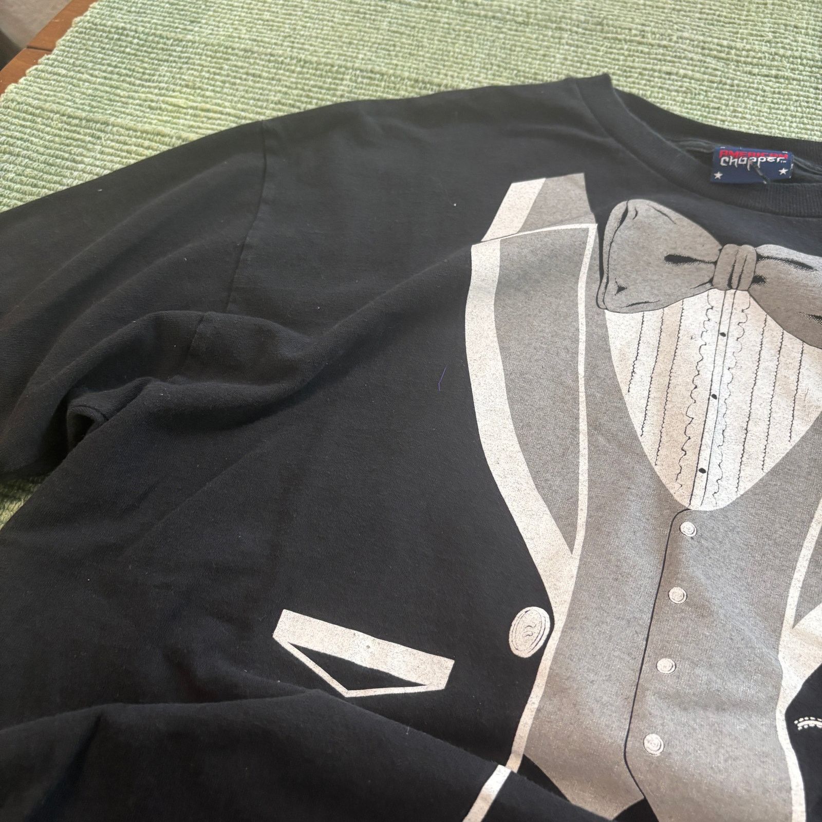 Vintage Vintage Y2K American Choppers Tuxedo Tee Shirt Sz L/XL Size US L / EU 52-54 / 3 - 4 Thumbnail