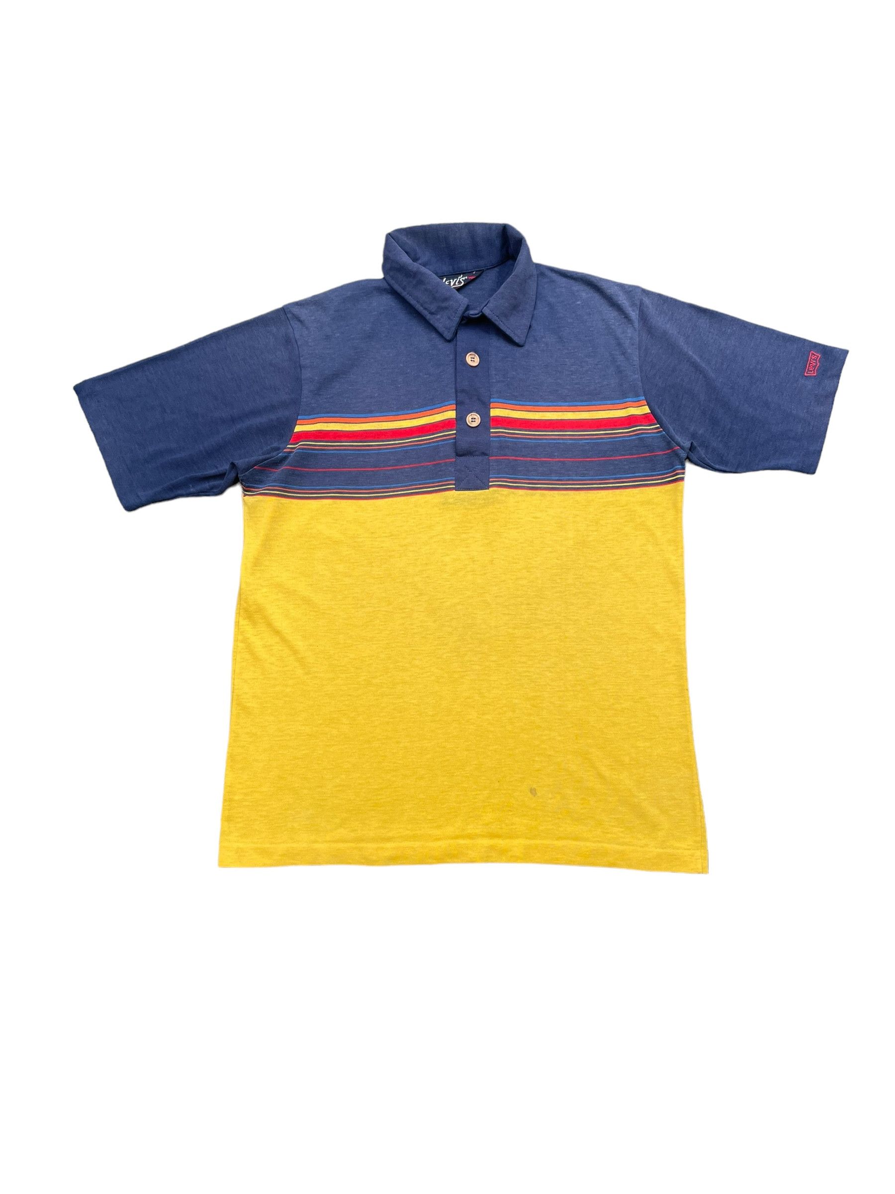Levi's × Vintage Vintage 80's Levis Polo Tshirt Size US M / EU 48-50 / 2 - 1 Thumbnail