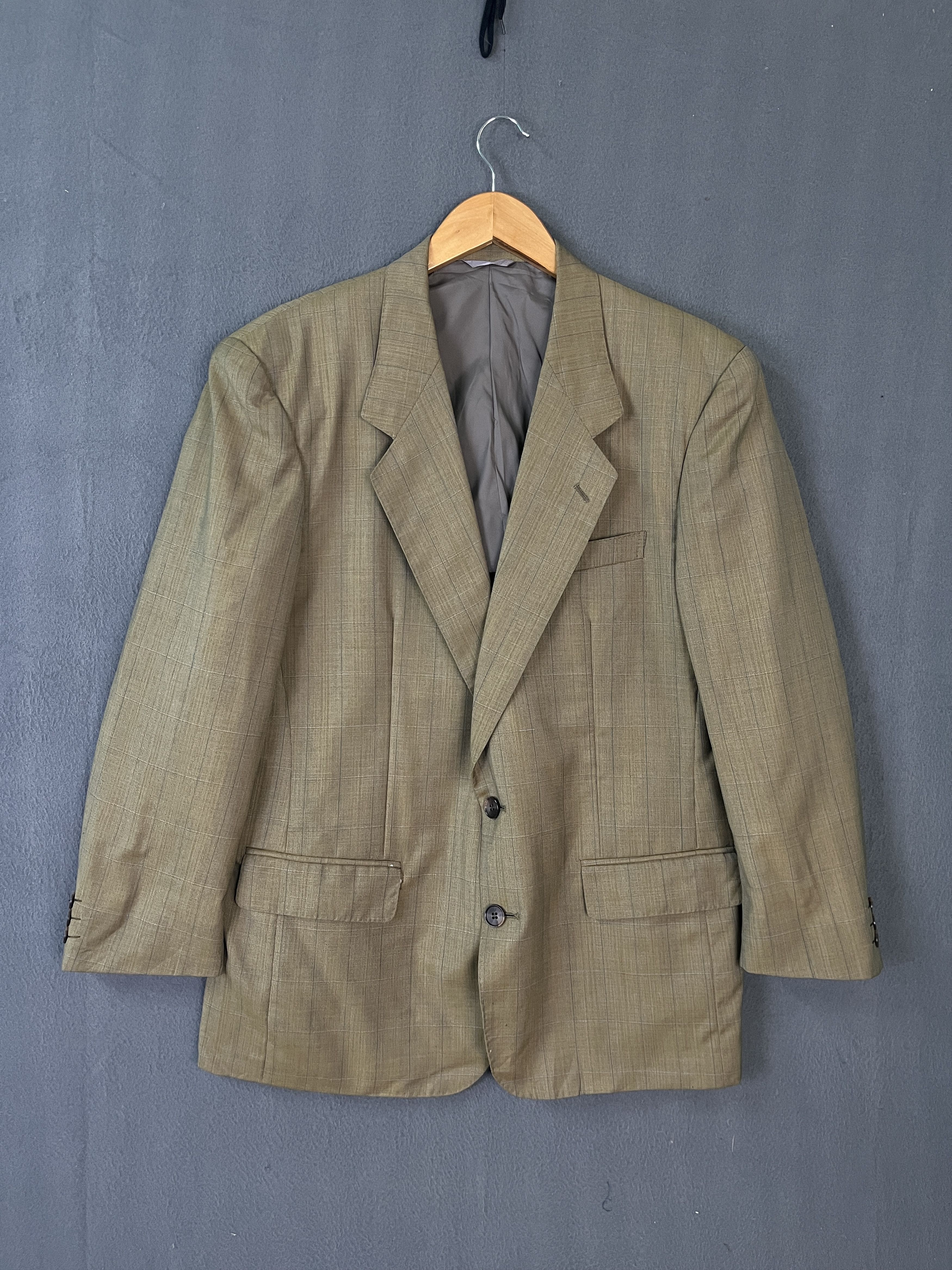 Balenciaga Balenciaga Paris Plaid Blazer Made in Japan Size 42R - 1 Thumbnail