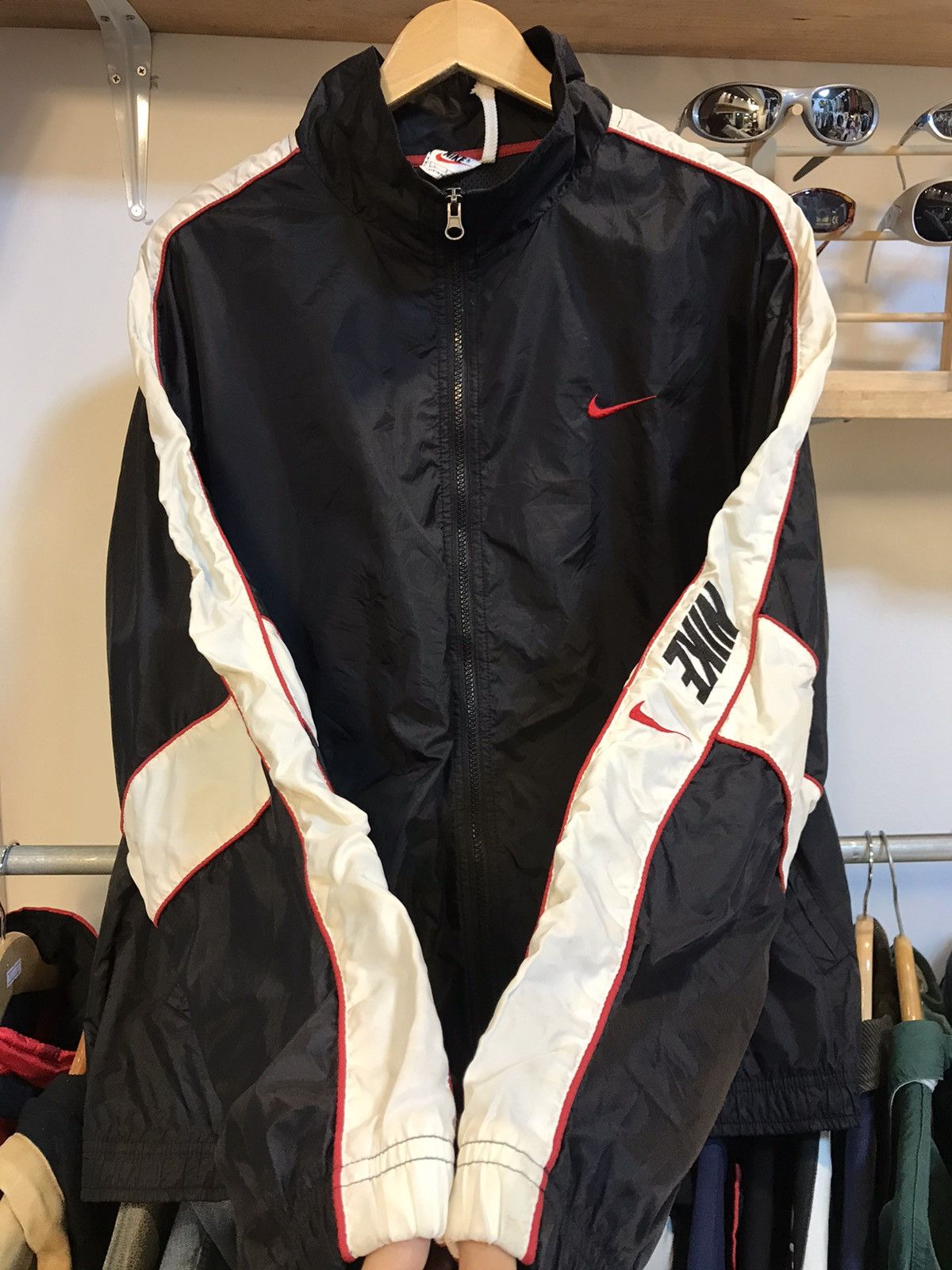 Nike × Vintage Vintage Nike Windbreaker Jacket Size US L / EU 52-54 / 3 - 3 Thumbnail