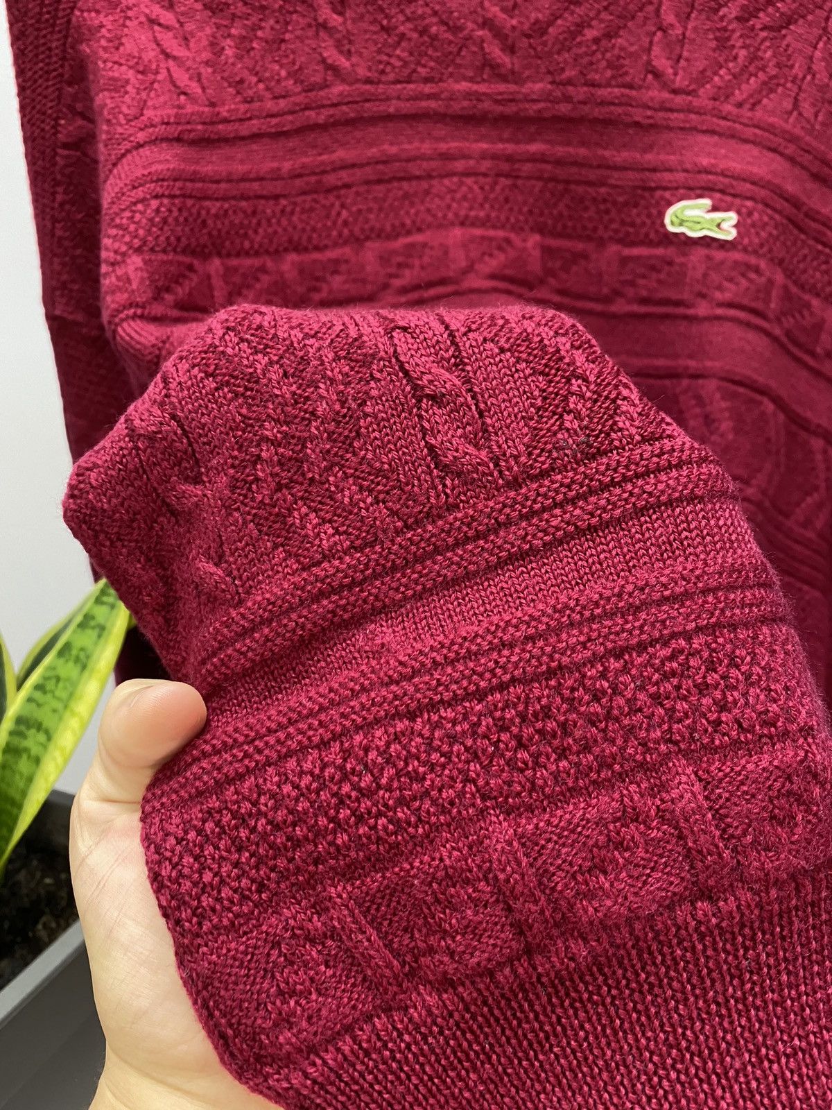 Lacoste × Vintage Chemise Lacoste Vintage Men’s Rare Wool Sweater Size US XL / EU 56 / 4 - 10 Thumbnail