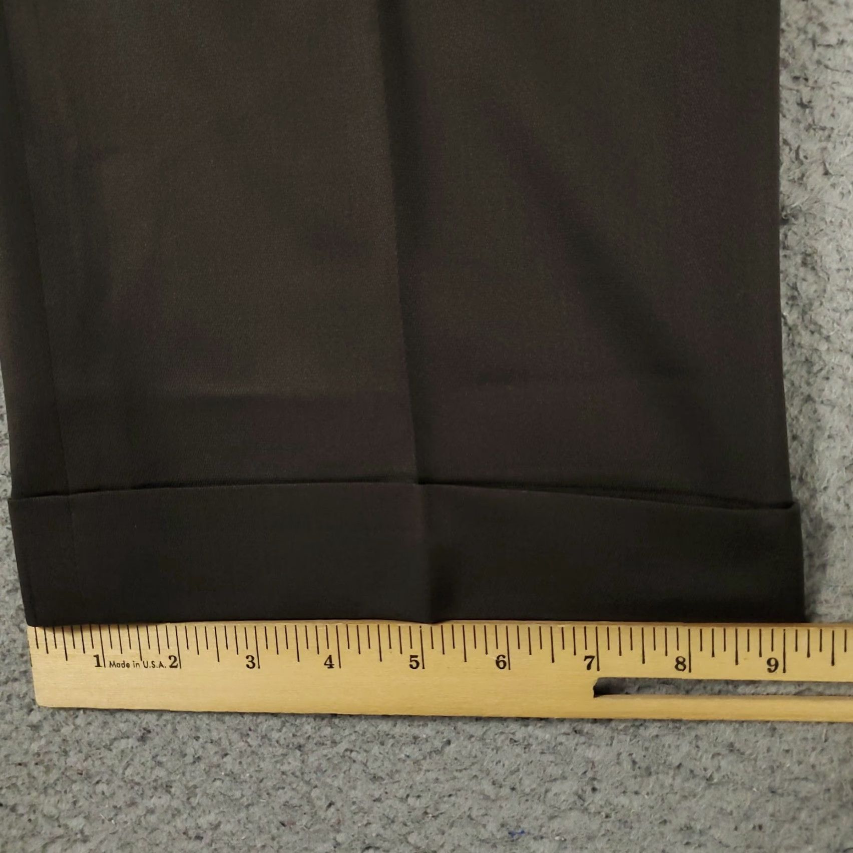 Zanella VINTAGE Zanella Pants Mens 38x29 Brown Wool Pleated Slacks Chinos Trousers Slim/Regular Fit Adult Regular 38 Brown100% Wool 70s? Size US 38 / EU 54 - 6 Thumbnail