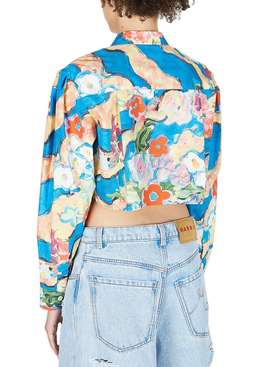 Marni o1y1125 Floral Shirt in Multicolor Size XS / US 0-2 / IT 36-38 - 2 Thumbnail