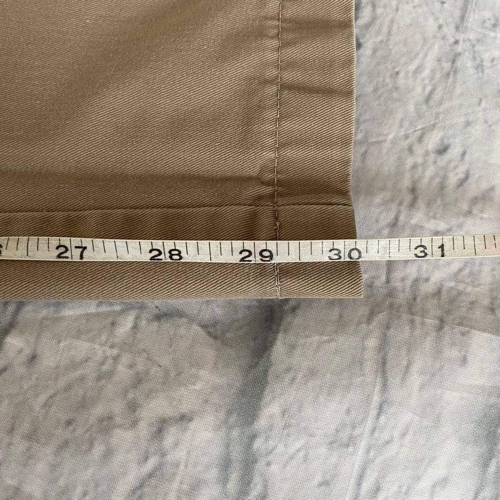 Lands' End Lands End men 30/30 cotton blend flat front tan chinos Size US 30 / EU 46 - 11 Thumbnail