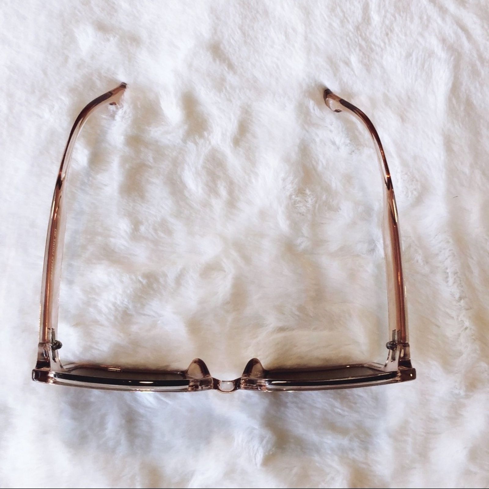 Other Molly Clear Pink Oversized Rectangle Sunglasses Size ONE SIZE - 4 Thumbnail
