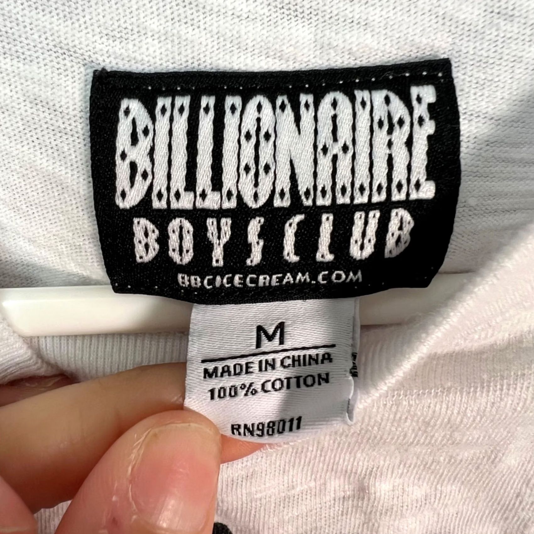 Billionaire Boys Club Billionaire Boys Club Mens T-Shirt Crew Neck Short Sleeve White Cotton Logo 2020s All Seasons All Seasons VINTAGE: No Men Size US M / EU 48-50 / 2 - 3 Thumbnail