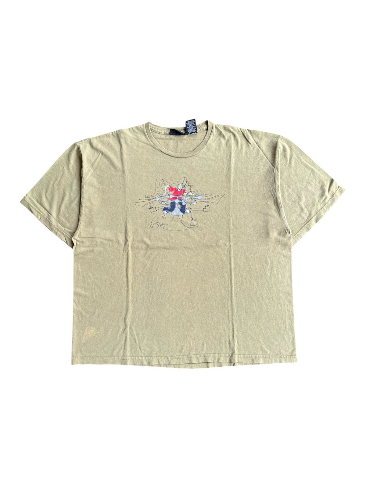 Vintage Early 00s No Bondaries Skate Tshirt Size US XXL / EU 58 / 5 - 1 Thumbnail