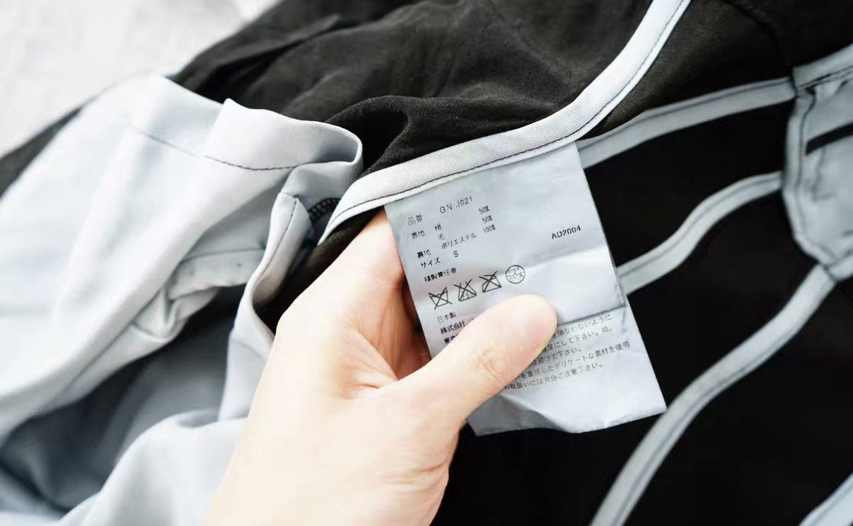 Comme des Garcons Comme des Garçons Silk Blend Draped Curved Sleeve Jacket Size US S / EU 44-46 / 1 - 9 Thumbnail