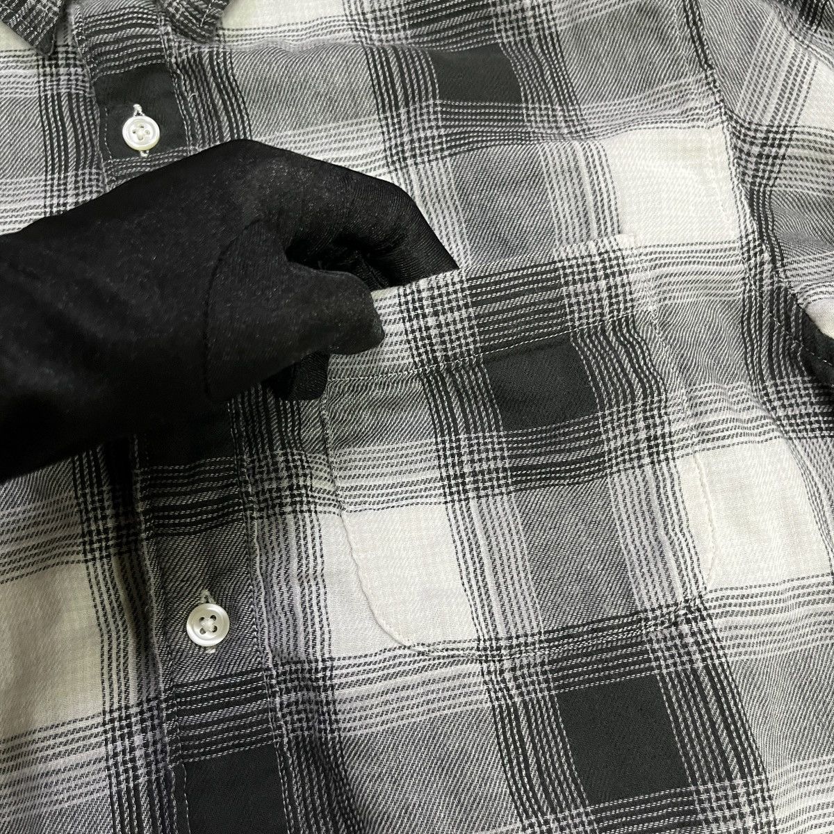 Flannel × Muji × Vintage Muji Checkered/Plaid Flannel Shirt Size US S / EU 44-46 / 1 - 3 Thumbnail