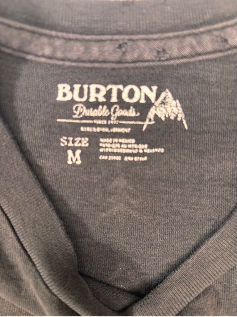 Burton Men's Burton Rider Driven Gray T-shirt Size M Size US M / EU 48-50 / 2 - 7 Thumbnail