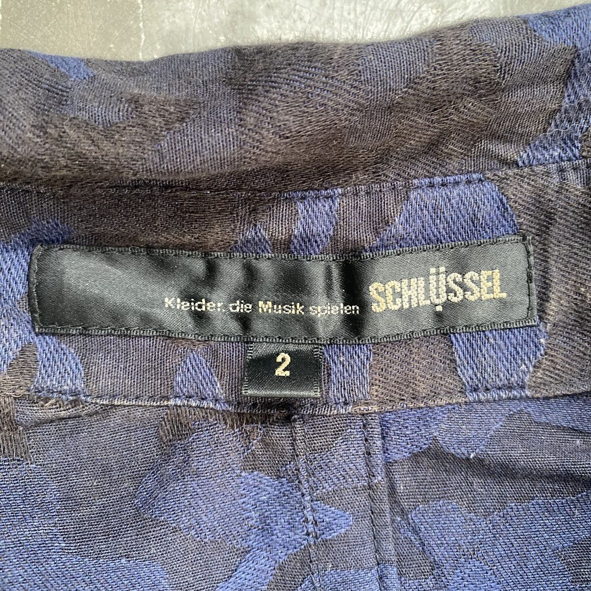 Japanese Brand 2000s Schlussel Vkei Style Open Collar Camo Button Up Shirt Size US M / EU 48-50 / 2 - 12 Thumbnail