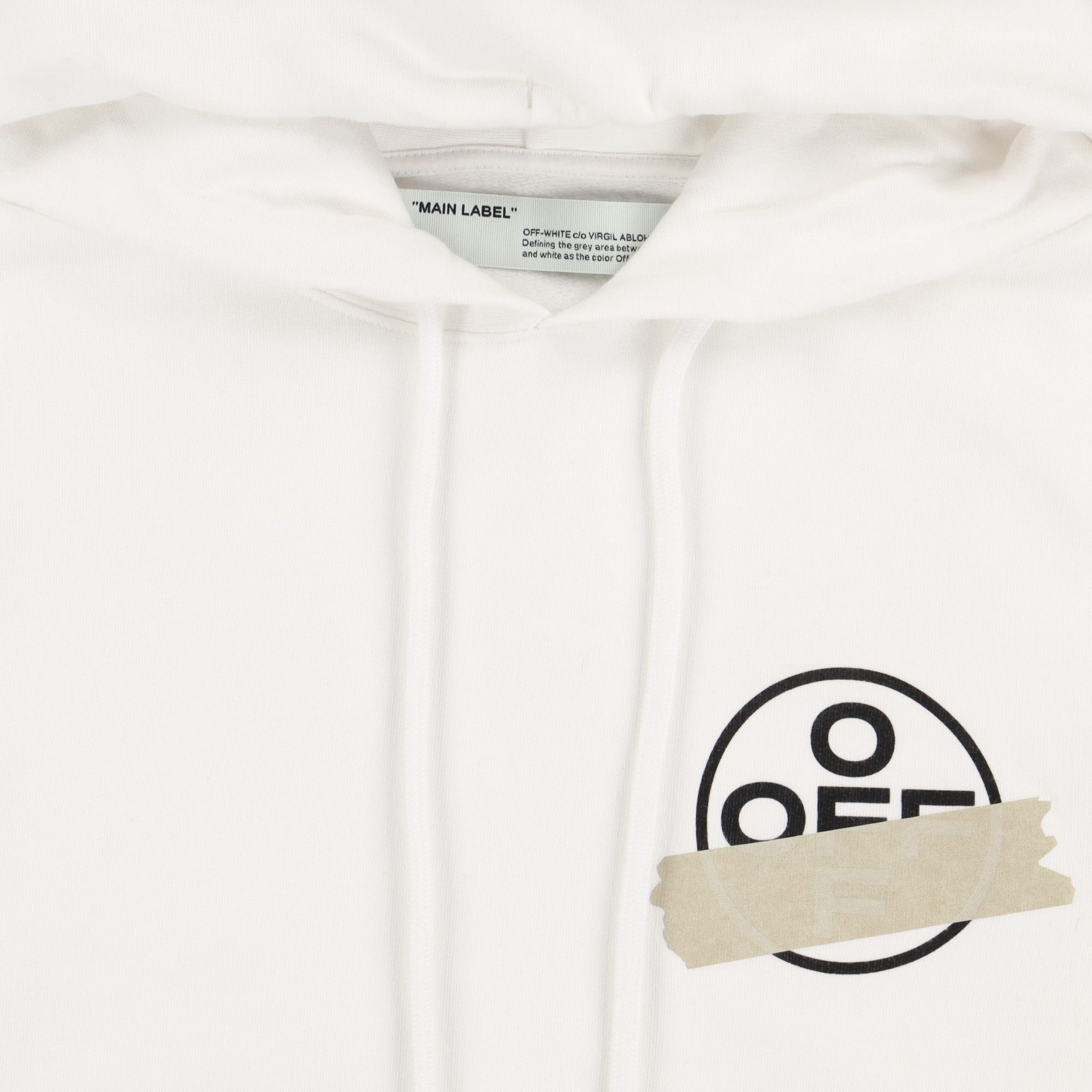 Off-White White Tape Arrows Logo Hoodie Size US M / EU 48-50 / 2 - 7 Thumbnail