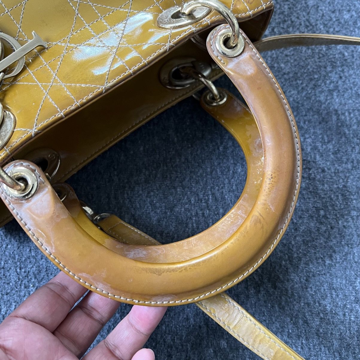 Christian Dior Monsieur Christian dior lady dior cannage patent bag Size ONE SIZE - 7 Thumbnail