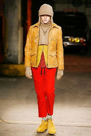 Number (N)ine AW08 Cropped Red Pants Size US 28 / EU 44 - 1 Thumbnail
