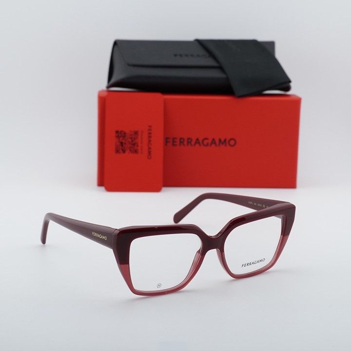 Salvatore Ferragamo Salvatore Ferragamo SF2971 601 Eyeglasses Red 53mm Cat Eye Size ONE SIZE - 10 Thumbnail