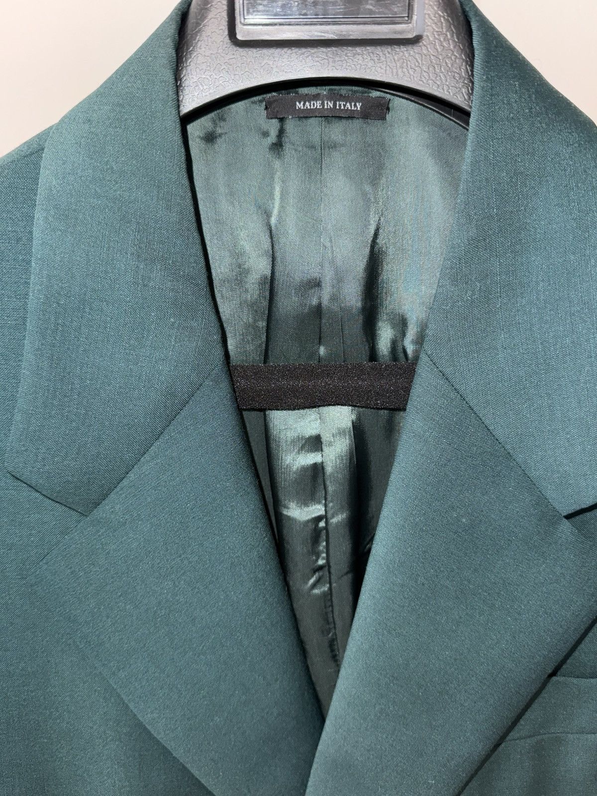 Prada $3,000 GREEN “Golfer” Mohair/Wool Blazer Size 52R - 5 Thumbnail