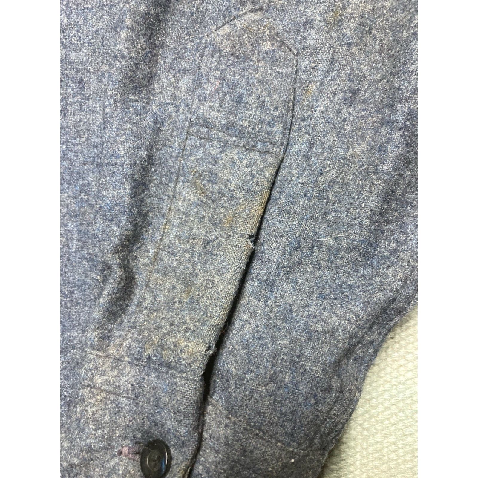 Pendleton VINTAGE Pendleton Shirt Mens Long Sleeve Button-Up Blue Gray One Pocket S Small Size US S / EU 44-46 / 1 - 3 Thumbnail