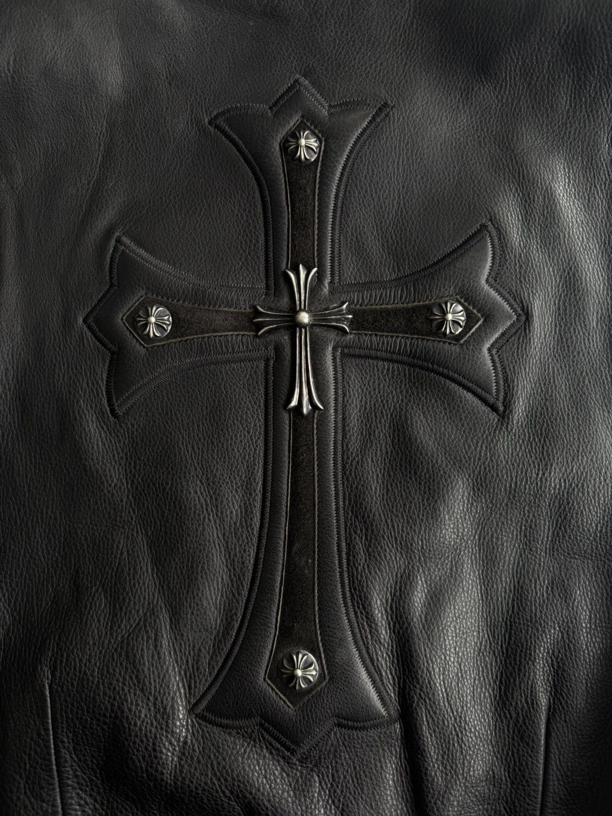 Chrome Hearts GRAIL 90s! Chrome Hearts Cross Leather Vest Size US L / EU 52-54 / 3 - 3 Thumbnail