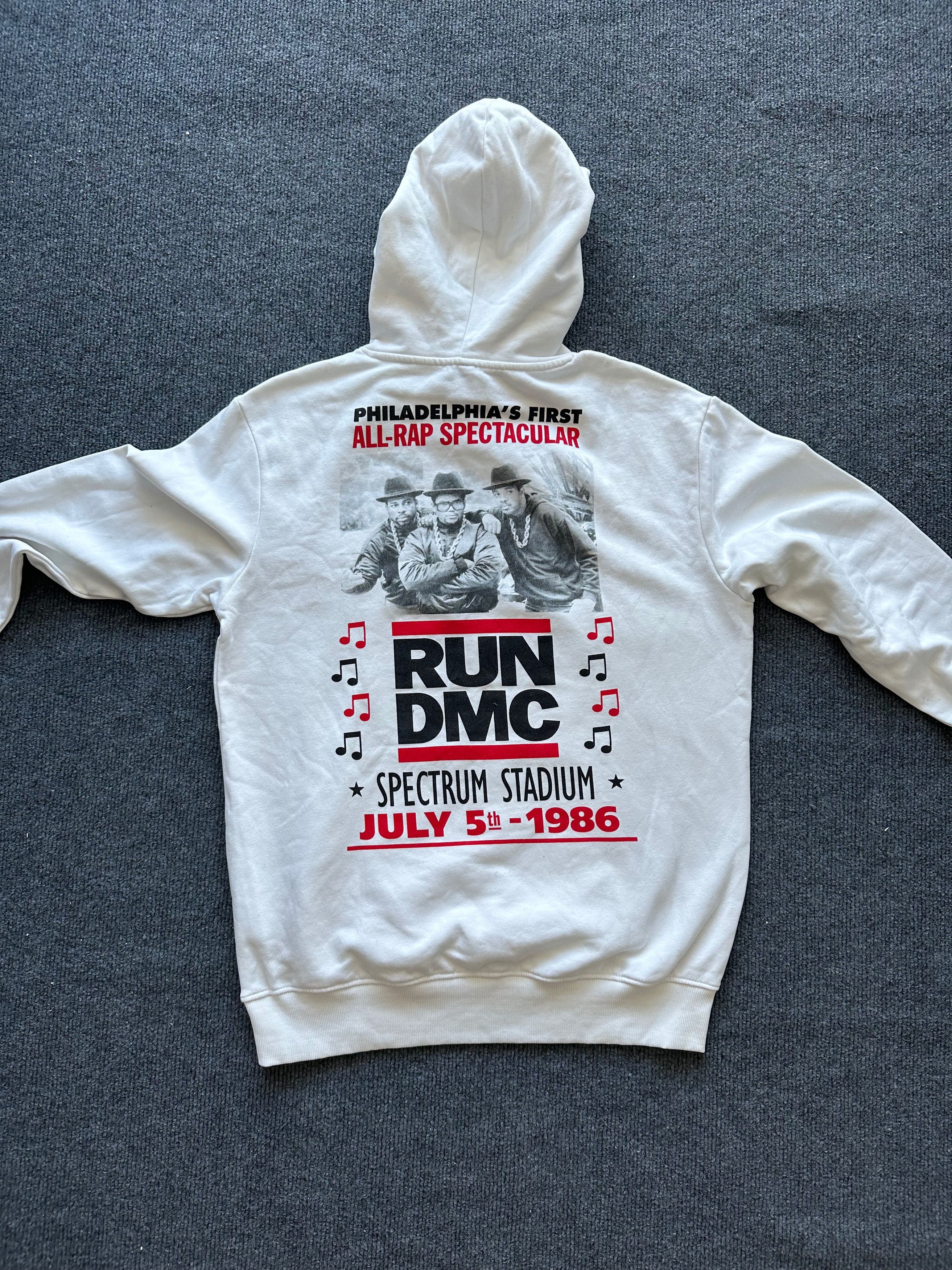 H&M × RUN DMC × Rap Tees RUN DMC 1986 Re-print hoodie white Size US M / EU 48-50 / 2 - 4 Thumbnail