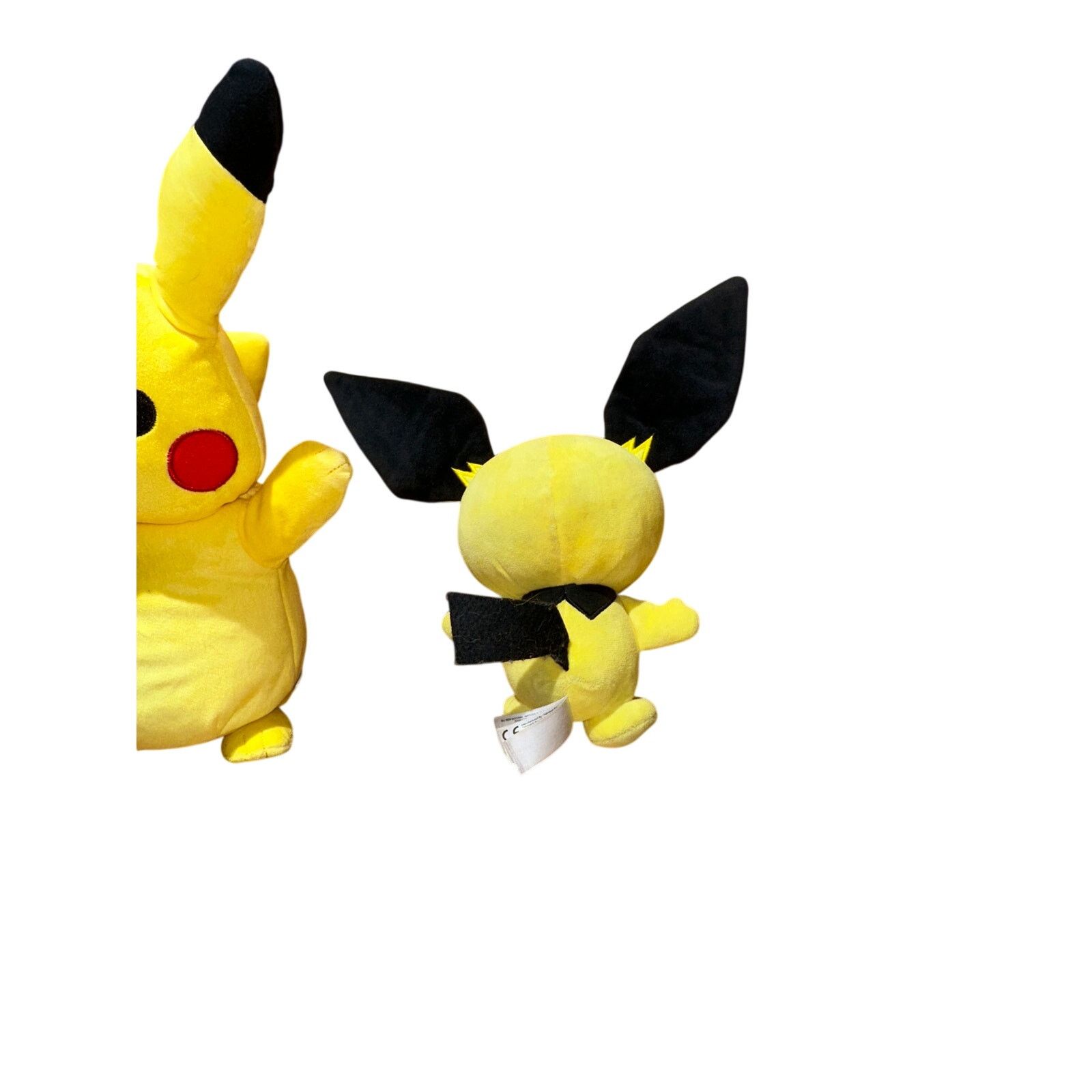 Pokemon Pikachu X Pichu Plush ToysOne Moves With Batteries 15”tall Size ONE SIZE - 7 Thumbnail