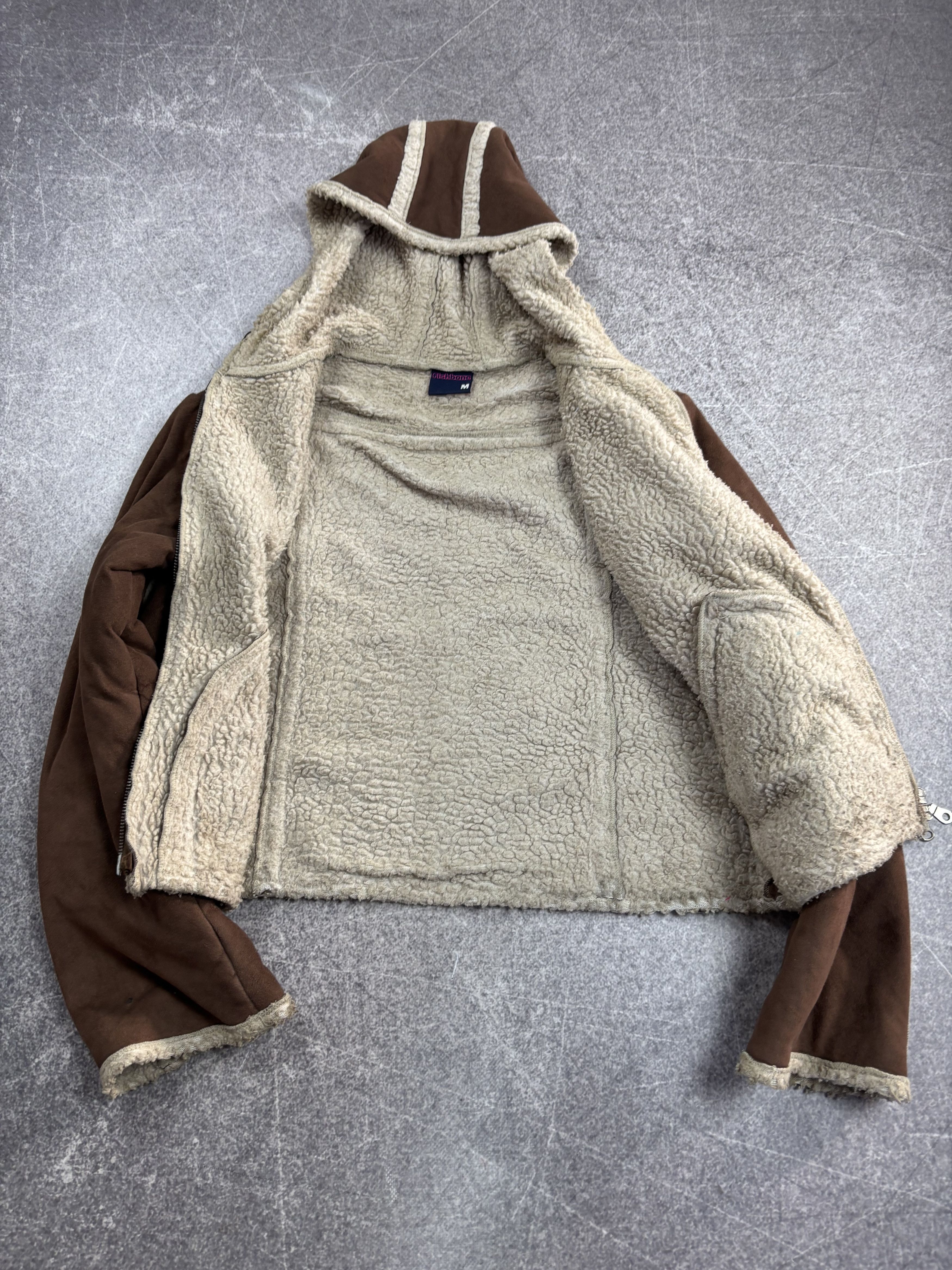 Hysteric Glamour ISSEY MIYAKE JUNYA WATANABE STYLE CROPPED SUEDE JACKET Size US S / EU 44-46 / 1 - 3 Thumbnail