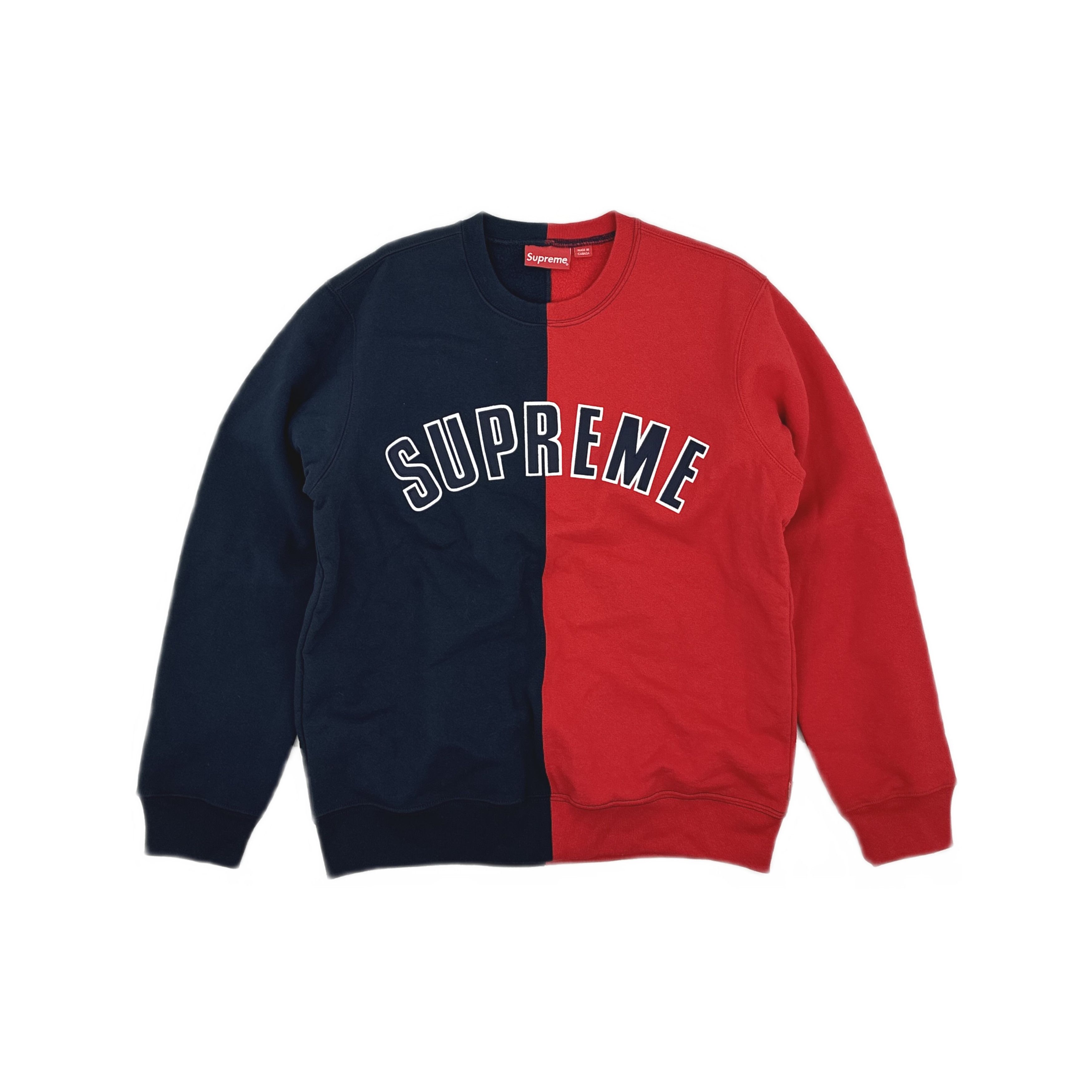 Supreme Supreme Split Crewneck Sweatshirt Size M Size US M / EU 48-50 / 2 - 1 Thumbnail