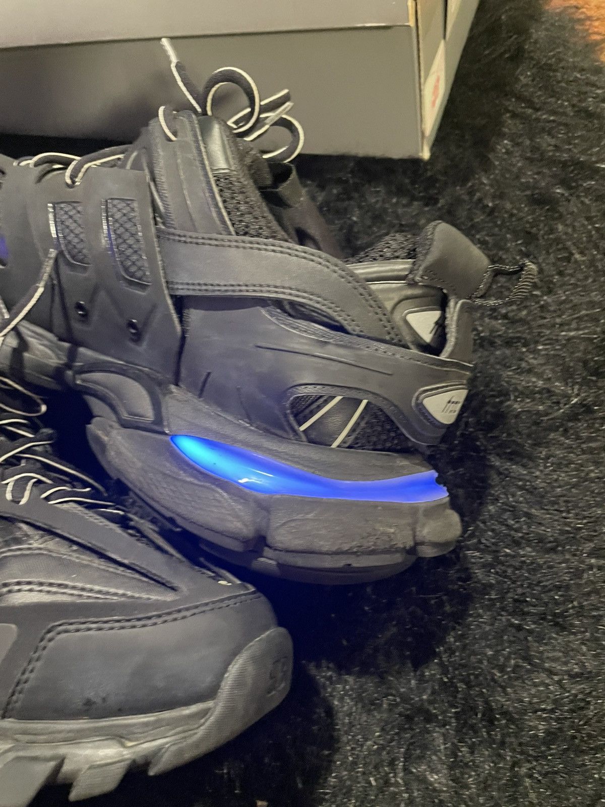 Balenciaga Balenciaga Track LED Black Size US 12 / EU 45 - 5 Thumbnail