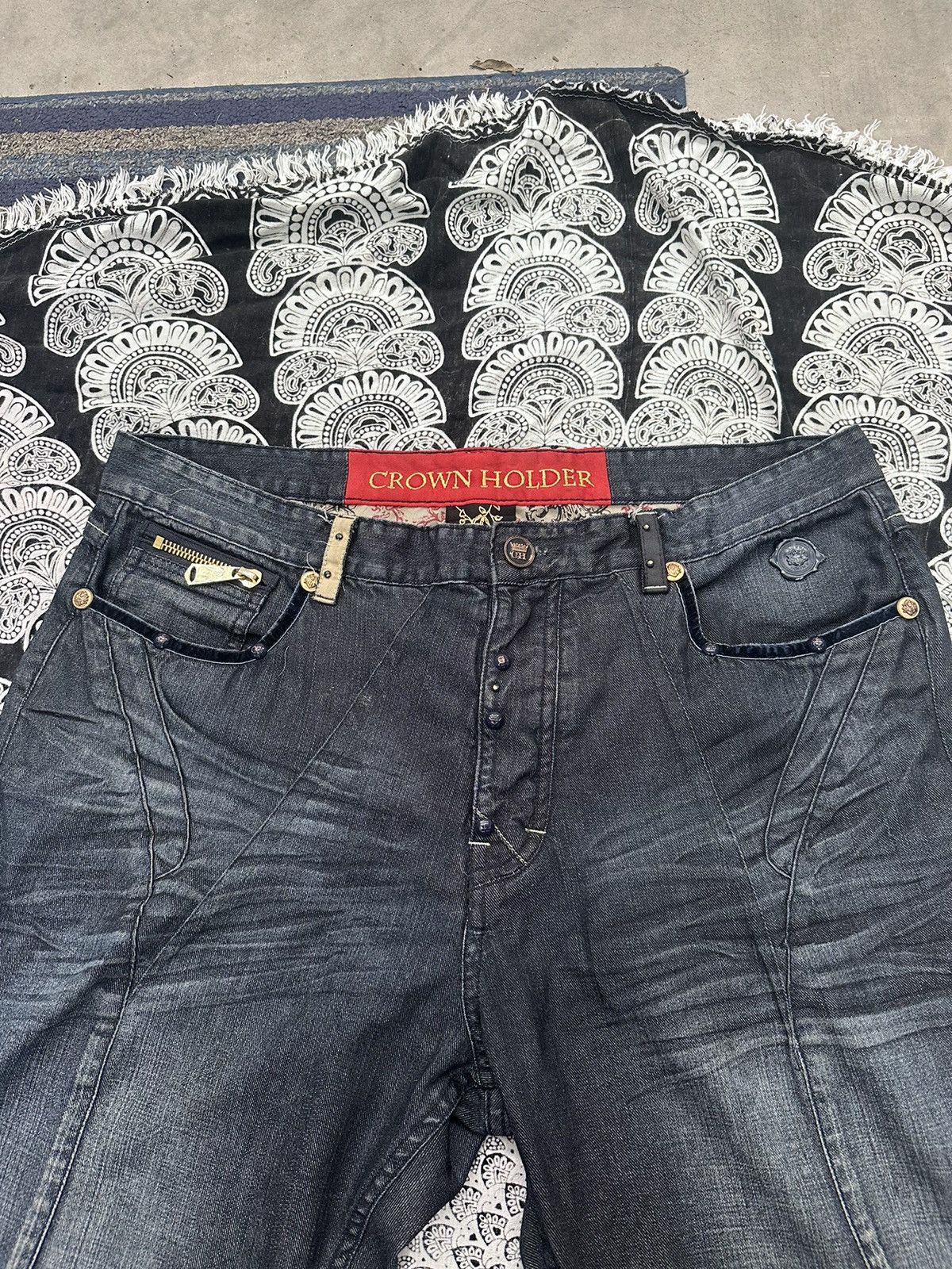 Other Black Crown Royal Jeans Size US 42 / EU 58 - 8 Thumbnail