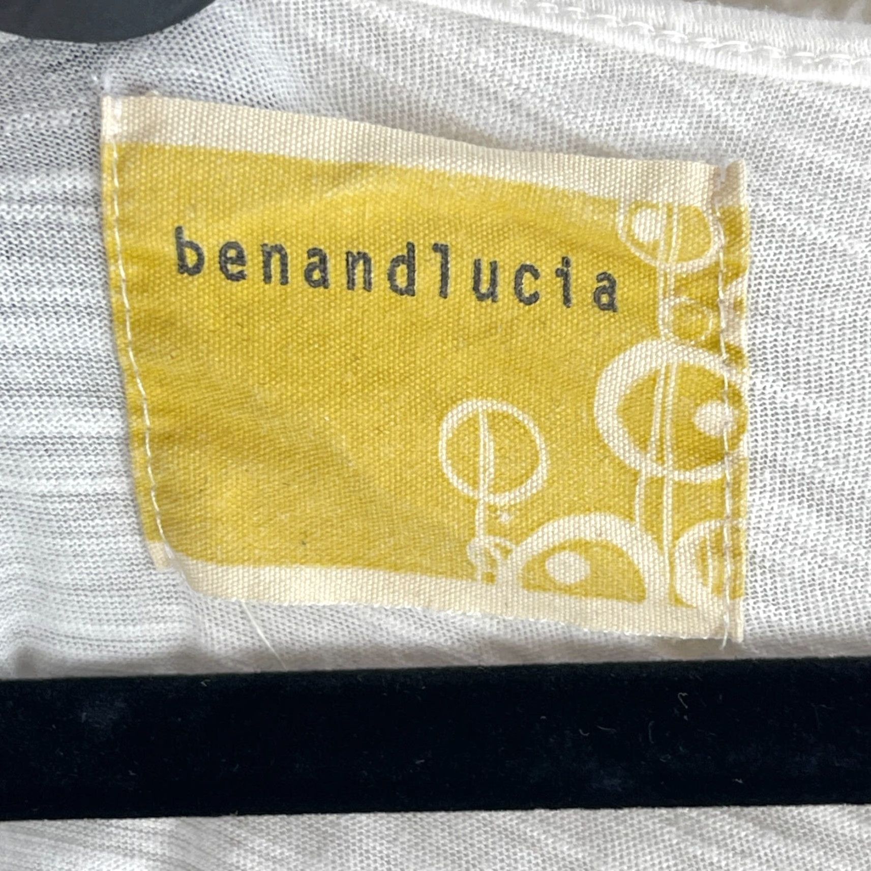 Vintage Ben and Lucia Shirt Womens Medium White 100% Cotton Pullover 3/4 Sleeve USA Made Size M / US 6-8 / IT 42-44 - 7 Thumbnail