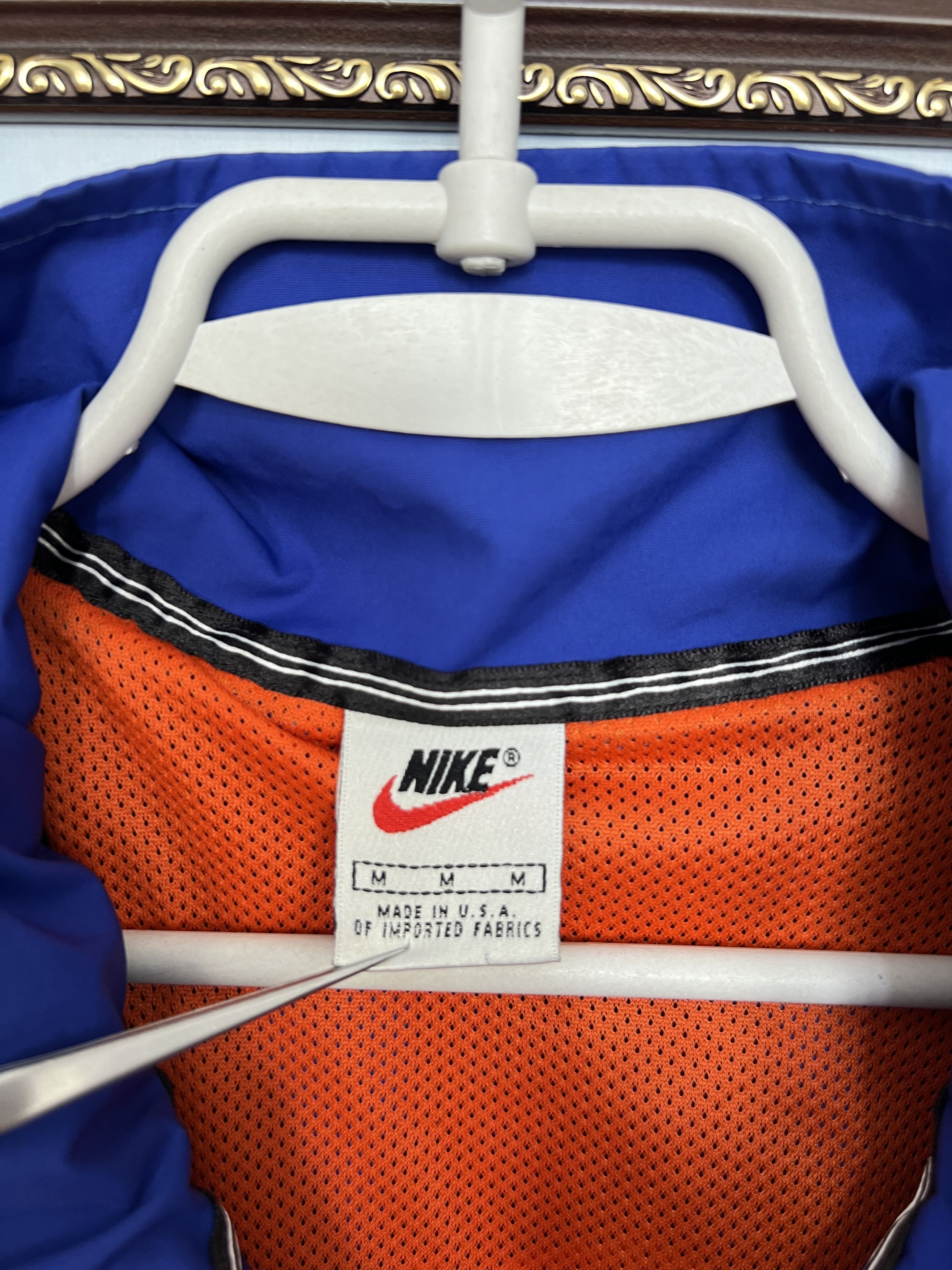 Nike Vintage 90's Nike Netherlands Holland Football Jacket Blue Size US M / EU 48-50 / 2 - 7 Thumbnail