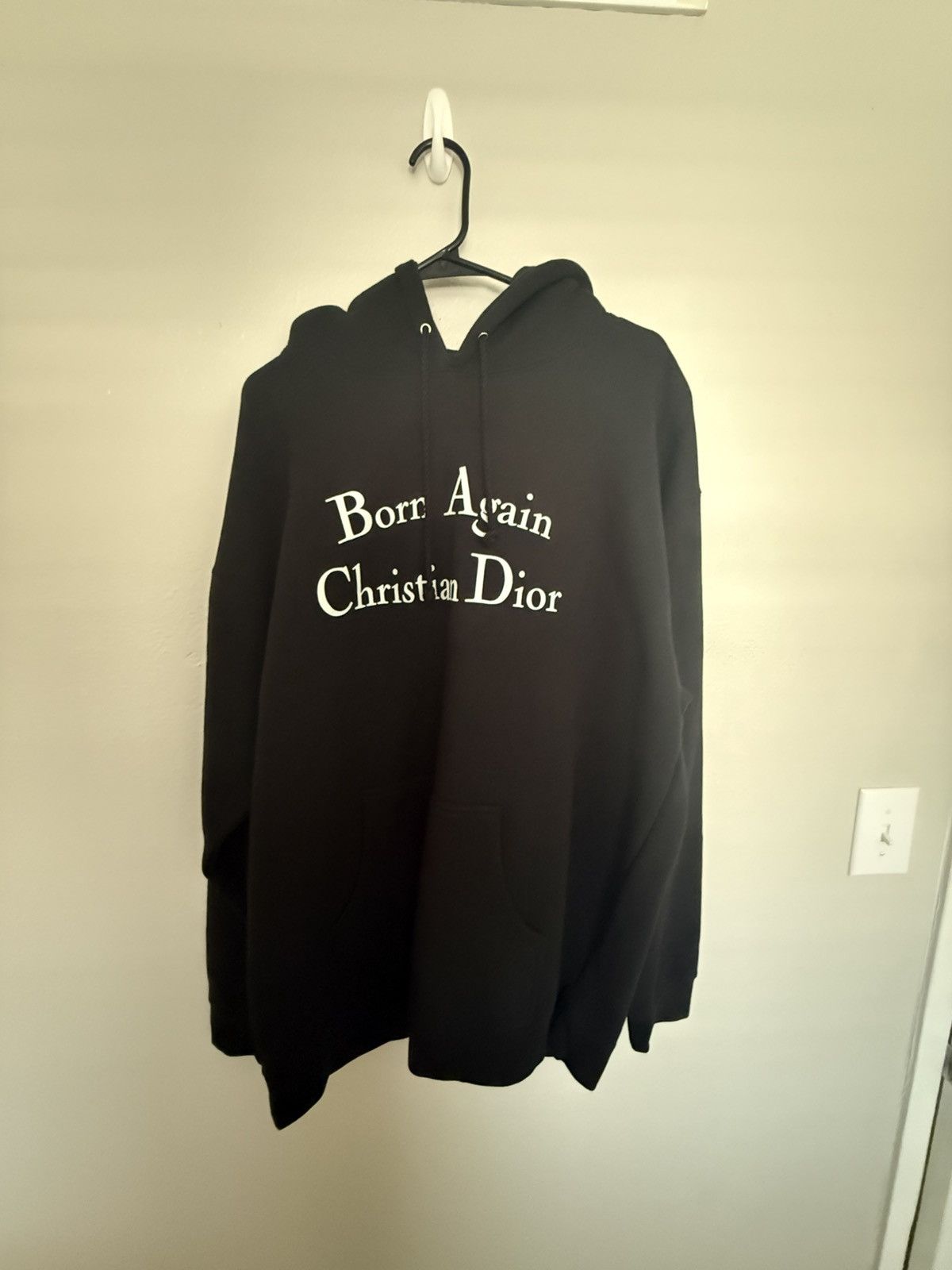Market Market Born Again Christian Dior Hoodie Black XXL Size US XXL / EU 58 / 5 - 1 Thumbnail